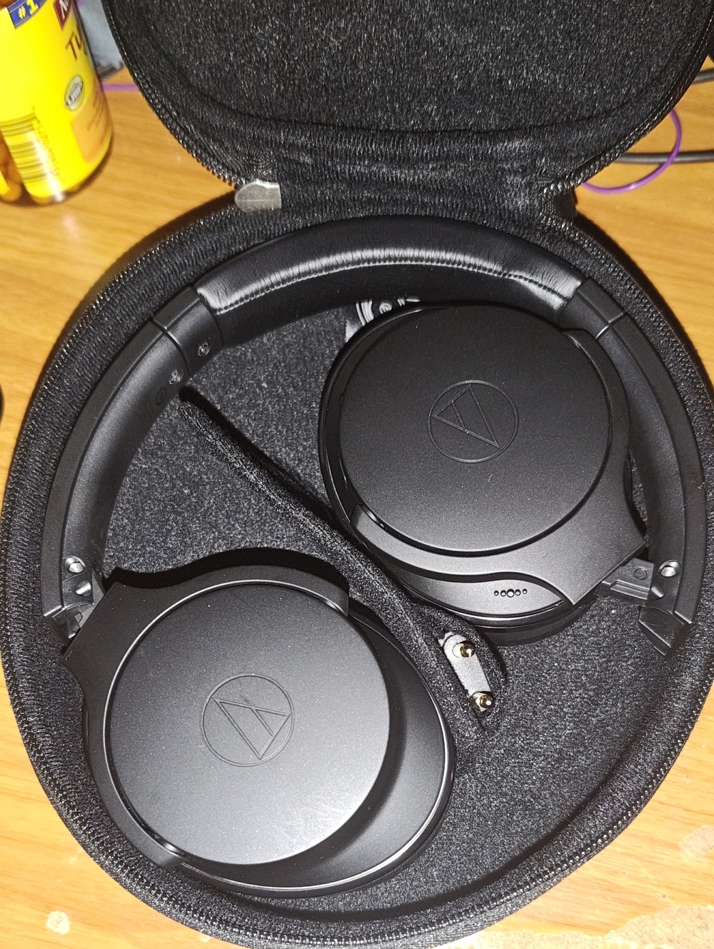 Audio Technica ATH-ANC900BT Black Foldable Over-Ear Headphones